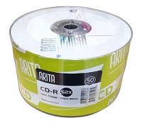 ARITA CD-R 52X 700MB 50Pcs Shrink Pack