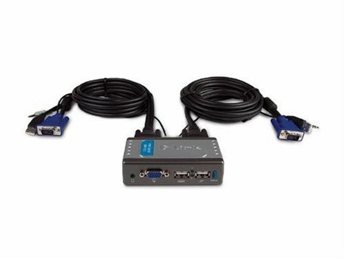 KVM Switch USB 2 Port Dlink KVM-221