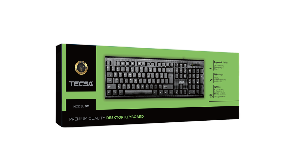 Wired Keyboard Tecsa TCS-D11