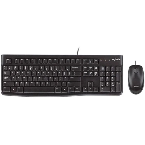 Wired Keyboard Mouse Combo Logitech MK120