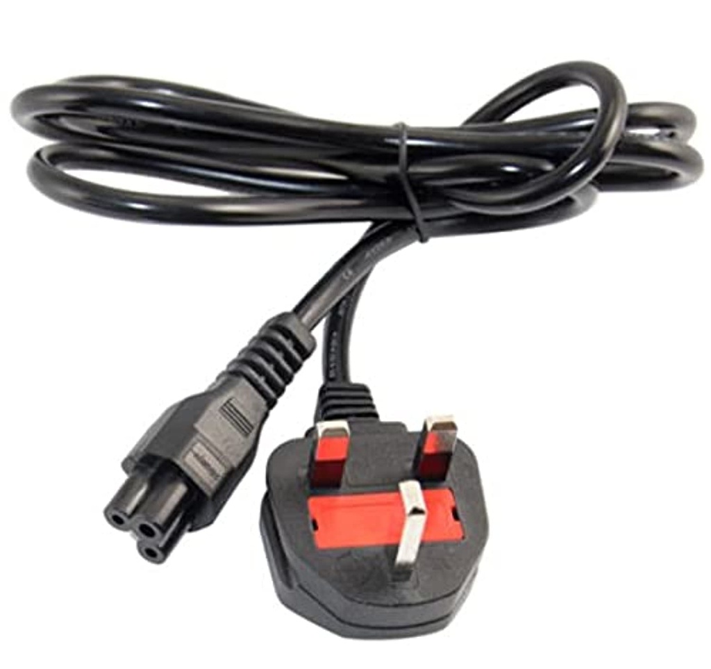 Laptop Power Cable 3*3 with fuse 1.5 mtr