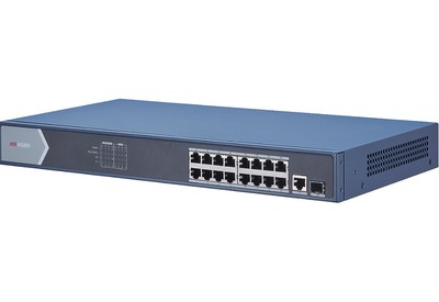 Hikvision 16 PORT 10/100/1000 Gigabit Unmanaged POE Switch  DS-3E0518P-E/M