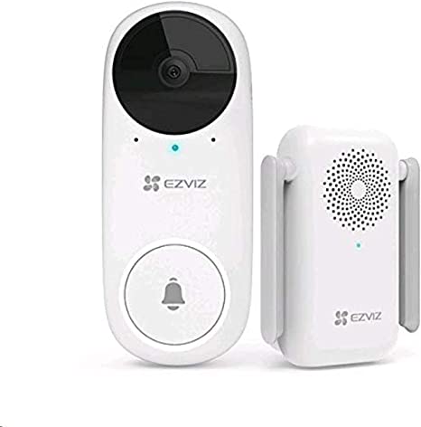 Battery-powered Video Doorbell Kit 2K 176° Ultra-Wide Field of View  EZVIZ CS-DB2C