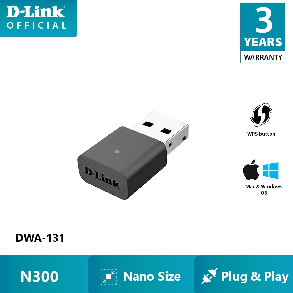 Wireless USB Adaptor D-Link DWA131