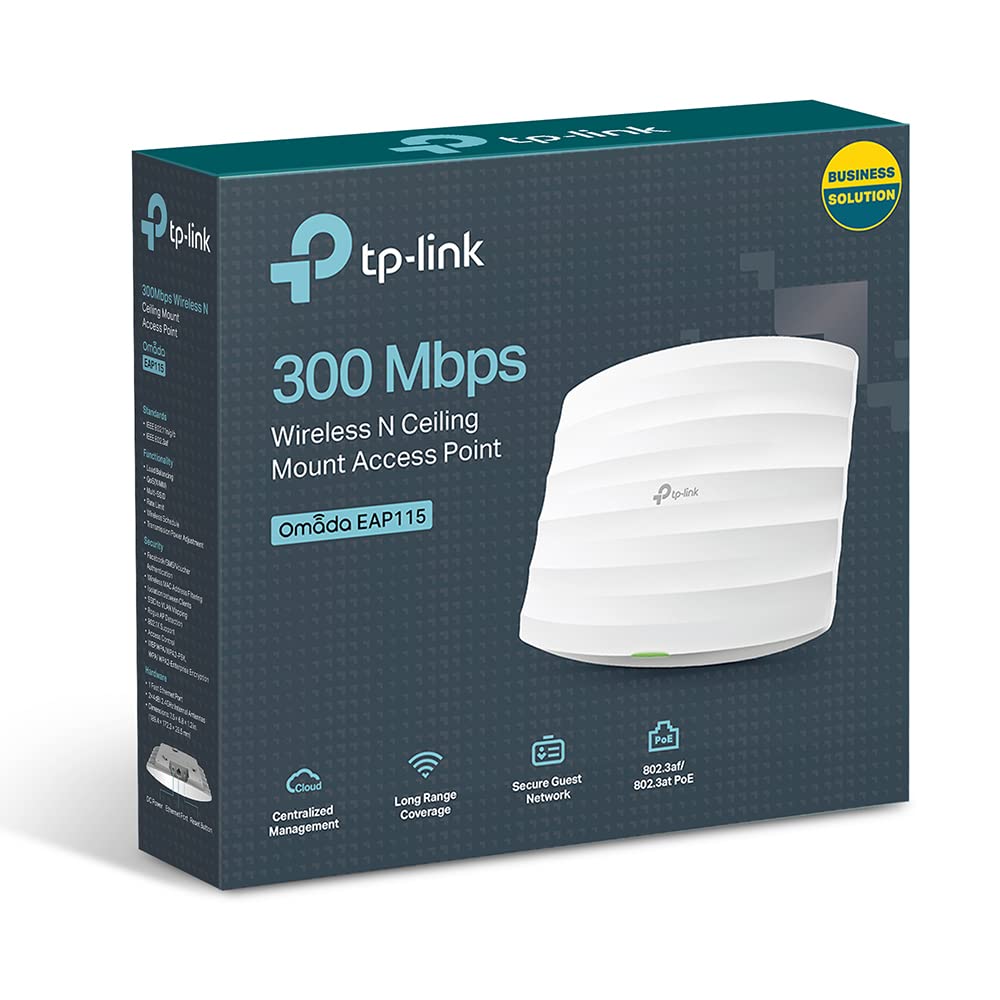 tp-link EAP115- 300Mbps Wireless Wall Mound Access Point