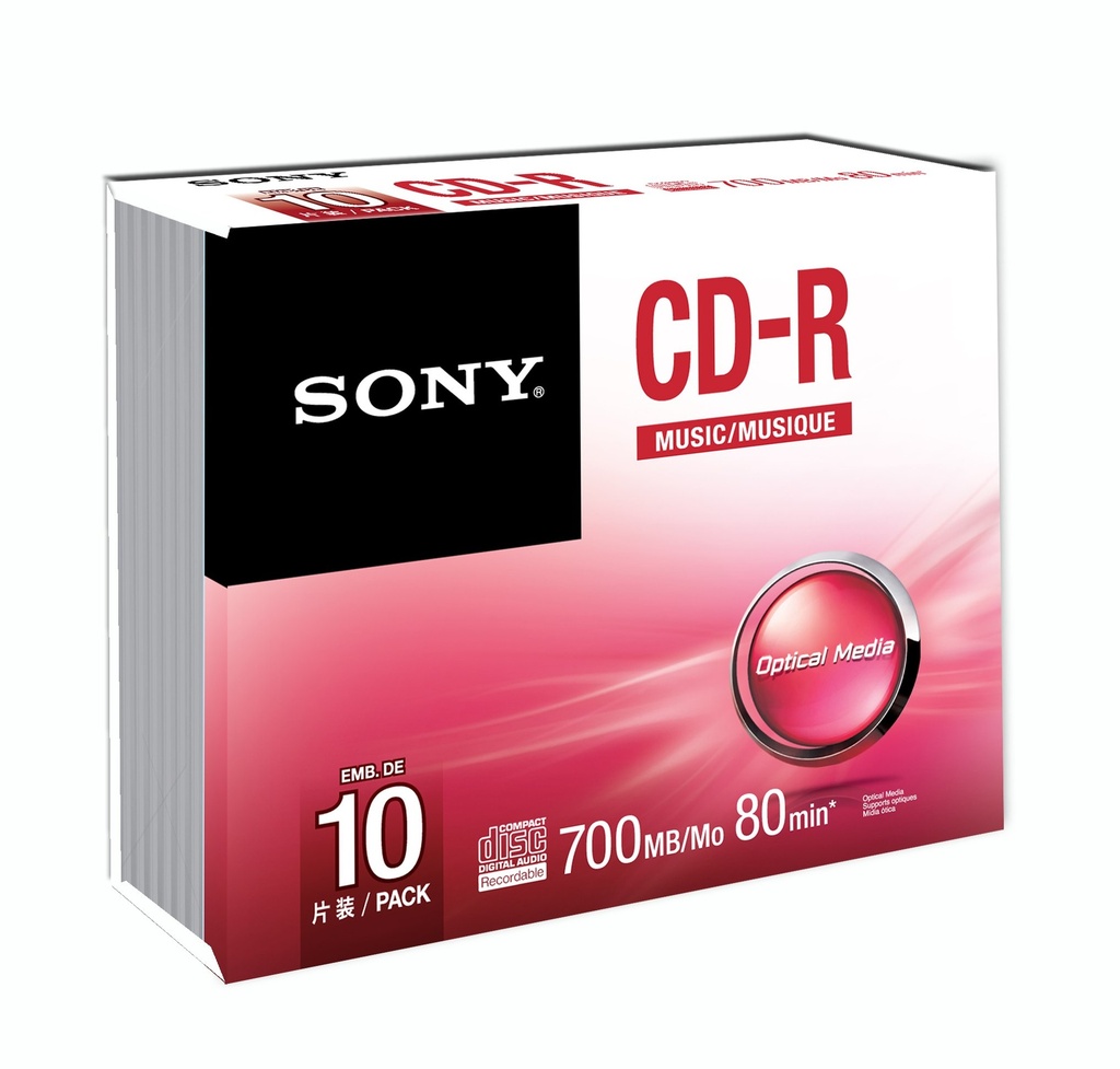 CD-R Sony 1*10 Jewel Case