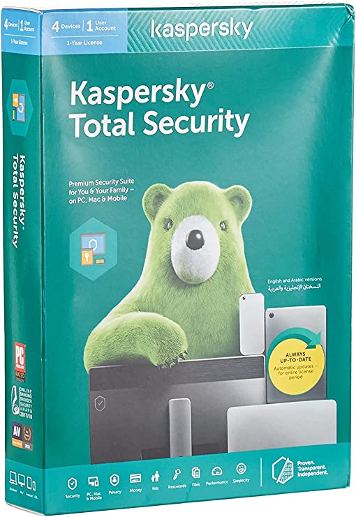 Kaspersy Total Security 4user