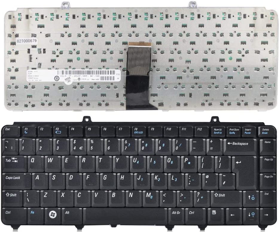 Compatible Laptop Keyboard for Dell 1525 Black