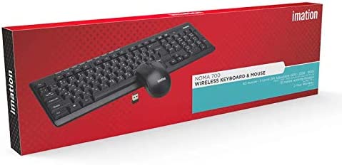 Wireless Keyboard Mouse Combo Imation NOMA701