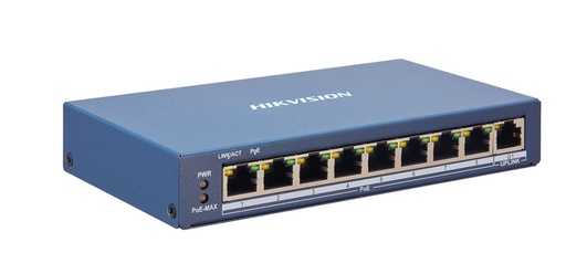 Hikvision 8 PORT 10/100 Fast Ethernet Smart Managed POE Switch DS-3E1309P-EI