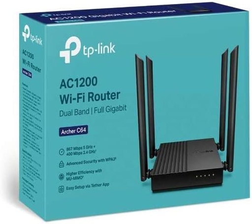 AC1200 Wireless MU-MIMO WiFi Router tp-link Archer C64