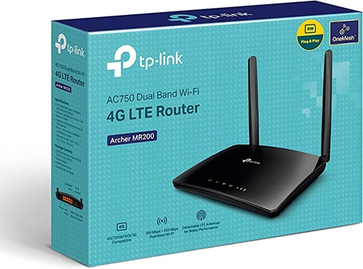 Wireless Dual Band 4G LTE Router AC750 tp-link MR200