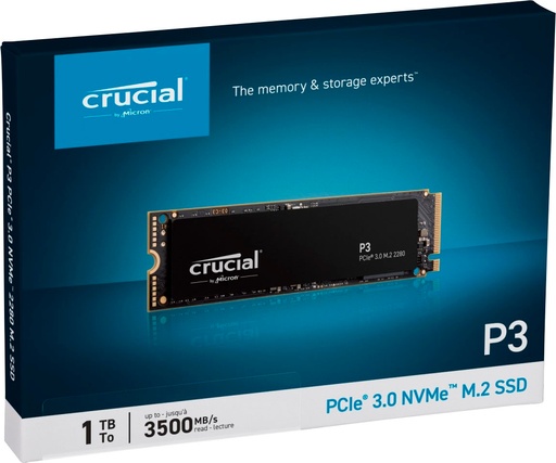 SSD Hard Disk M.2 NVME P3 Crucial 1TB