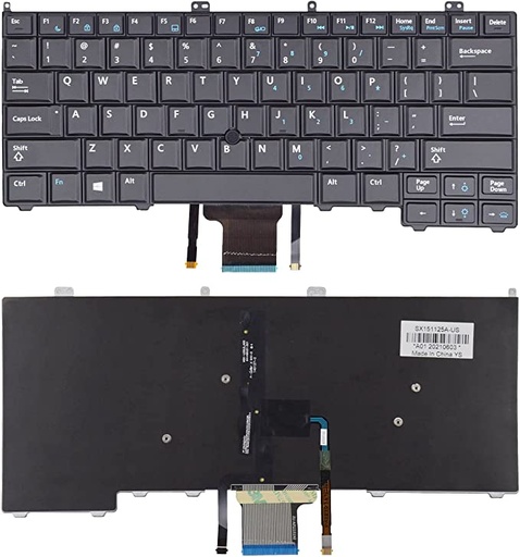 Compatible Laptop Keyboard for Dell E7440